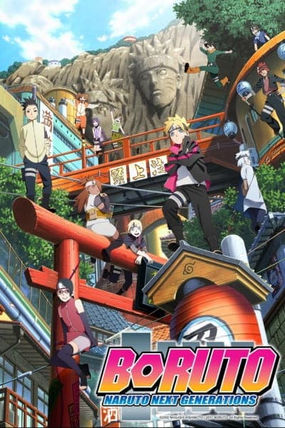 Boruto: Naruto Next Generations anime poster — watch together with friends on Crunchyroll