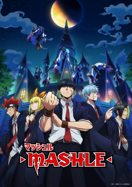 Mashle: Magic and Muscles anime poster — watch together with friends on Crunchyroll